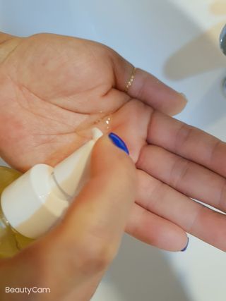 랑벨 내츄럴 딥 클렌징 오일 200ml (저자극 약산성 천연 클렌징) — 5점을 준 리뷰어가 2022년 5월 올린 사용 사진