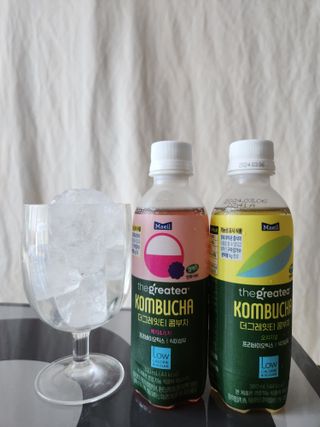 더그레잇티 콤부차 [매일유업] 더그레잇티 44kcal 콤부차 300ml *12개입 (오리지널 6개+베리리치 6개) — 5점을 준 리뷰어가 2023년 8월 올린 사용 사진