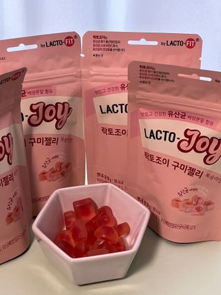 락토조이 구미젤리 복숭아맛 — 5점을 준 리뷰어가 2023년 5월 올린 사용 사진