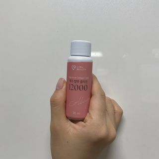 랩앤뷰티 메가 벨벳 콜라겐 12000 — 4점을 준 리뷰어가 2021년 5월 올린 사용 사진