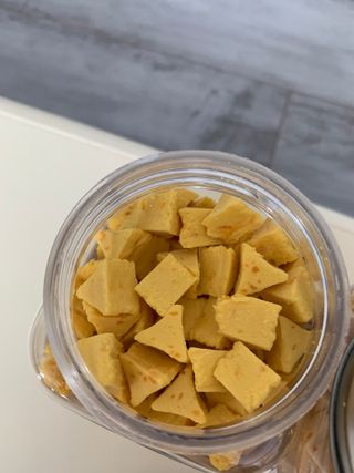 페페로니 진짜 프리바이오틱스 치즈+치즈고구마 180g+180g — 5점을 준 리뷰어가 2021년 7월 올린 사용 사진