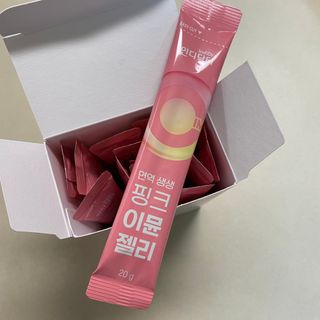 [인디닥터] 면역 생생 핑크 이뮨 젤리 — 5점을 준 리뷰어가 2022년 4월 올린 사용 사진