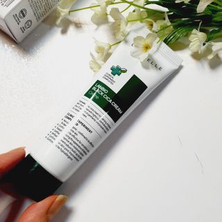 랑벨 랑바이오 블랙 시카 크림 50ml(블랙비 프로폴리스, 시카 4종, 판테놀 10 함유) — 5점을 준 리뷰어가 2022년 4월 올린 사용 사진