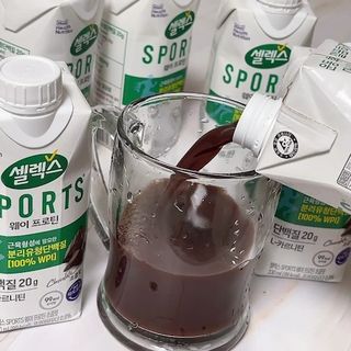 셀렉스스포츠 셀렉스 스포츠 드링크 초콜릿 _ 330ml x 12팩 — 5점을 준 리뷰어가 2021년 11월 올린 사용 사진