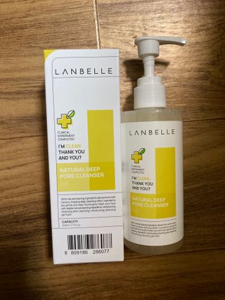랑벨 내츄럴 딥 포어 클렌저 210ml (저자극 약산성 천연 클렌징 젤) — 4.5점을 준 리뷰어가 2022년 3월 올린 사용 사진