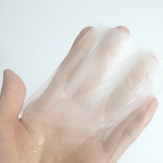 비프리코스메틱 더블아이스진정마스크팩 5매 — 5점을 준 리뷰어가 2023년 3월 올린 사용 사진