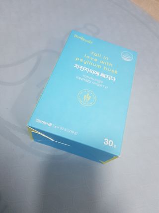메디포스트 모비타 바디코드 식이섬유 차전자피에 빠지다 30포 — 3점을 준 리뷰어가 2022년 12월 올린 사용 사진
