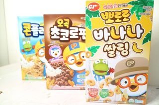 씨알푸드 뽀로로 시리얼 3종 — 4.5점을 준 리뷰어가 2022년 2월 올린 사용 사진