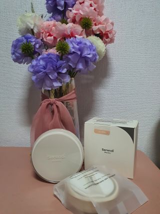세렌디뷰티 퍼펙트 에어리 래디언스 쿠션 — 5점을 준 리뷰어가 2022년 1월 올린 사용 사진