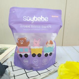 [소이베베] 프리미엄 올인원 캡슐세제 플로럴향 — 5점을 준 리뷰어가 2023년 8월 올린 사용 사진