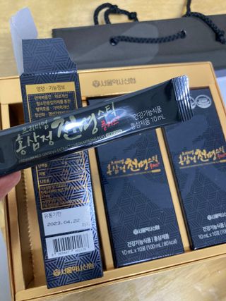 서울약사신협 약사신협_천명플러스스틱_10mlx30포 — 5점을 준 리뷰어가 2021년 4월 올린 사용 사진