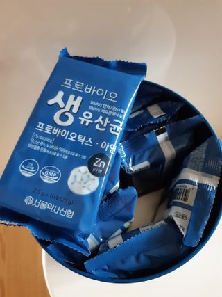 서울약사신협_프로바이오생유산균_2.5G x 100포 — 5점을 준 리뷰어가 2021년 5월 올린 사용 사진