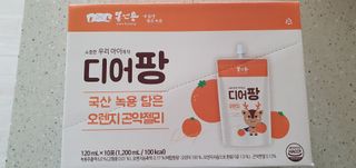 [몸엔용] 우리 아이 건강간식, 달콤한 녹용곤약젤리 디어팡 4종 — 5점을 준 리뷰어가 2021년 8월 올린 사용 사진