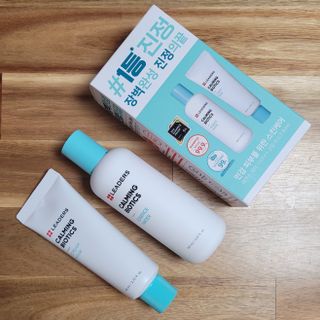 리더스코스메틱 리더스 카밍 바이오틱스 #1등 진정 기획세트 [에센스 워터150ml + 크림 마스크80ml] — 5점을 준 리뷰어가 2022년 8월 올린 사용 사진
