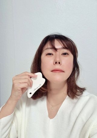 르네 세라믹 페이스 바디 절충형 괄사 — 5점을 준 리뷰어가 2022년 11월 올린 사용 사진