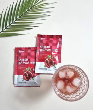 미쁨생활건강 콜라겐 담은 석류즙 70ml x 30포 — 5점을 준 리뷰어가 2021년 9월 올린 사용 사진