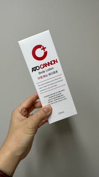 아토캐논(ATO CANNON) 아토캐논 고보습 바디로션 200ml — 5점을 준 리뷰어가 2023년 1월 올린 사용 사진