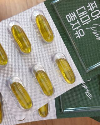먹어도좋아 퓨어대마종자유 — 5점을 준 리뷰어가 2021년 11월 올린 사용 사진