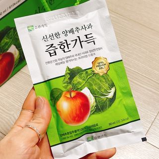 즙한가득 양배추사과즙/석류즙 30포, 선물박스 택1 — 4.5점을 준 리뷰어가 2022년 1월 올린 사용 사진