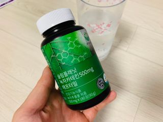 슬림플래닛 녹차카테킨 500mg 애프터밀 — 5점을 준 리뷰어가 2021년 8월 올린 사용 사진