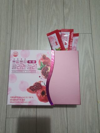 헬스업_쁘띠쁘띠석류콜라겐젤리_20g x 14포 — 5점을 준 리뷰어가 2021년 2월 올린 사용 사진
