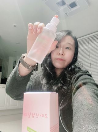 [시카앰플] 묘오한 고마진정할때 진정 스프레이 앰플 150ml — 4점을 준 리뷰어가 2021년 3월 올린 사용 사진