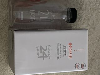 클린24시간 1BOX(5포) + 전용보틀(500ml) — 5점을 준 리뷰어가 2022년 7월 올린 사용 사진