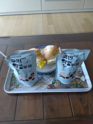국민바이오 약콩두유 — 5점을 준 리뷰어가 2022년 5월 올린 사용 사진