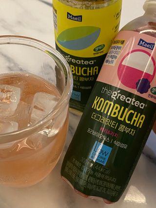 더그레잇티 콤부차 [매일유업] 더그레잇티 44kcal 콤부차 300ml *12개입 (오리지널 6개+베리리치 6개) — 5점을 준 리뷰어가 2023년 9월 올린 사용 사진
