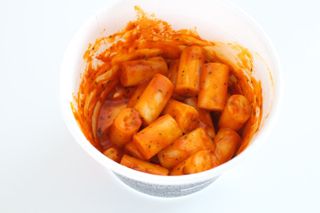 프리 [요리궁리] 타입 B (매콤,치즈,매콤까르보) 꽃떡볶이 6개입 세트 — 4.5점을 준 리뷰어가 2025년 2월 올린 사용 사진