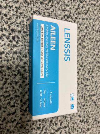 렌시스 LENSSIS [ 렌시스 ] 인생정착템 , 영롱한 매력이 있는 ＃에일린시리즈 1개월용 ｜ 4컬러 중 택1 ｜ — 5점을 준 리뷰어가 2021년 4월 올린 사용 사진