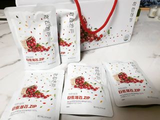 헬스업 착한세끼 타트체리 — 4점을 준 리뷰어가 2021년 5월 올린 사용 사진