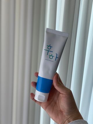 [심폐소생소] 무불소 임산부 천연 치약 — 5점을 준 리뷰어가 2021년 10월 올린 사용 사진