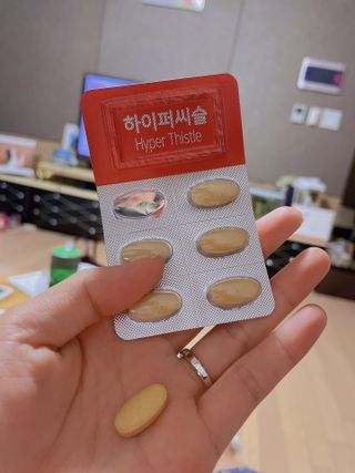 뉴트리션팩토리 비타프렙 하이퍼씨슬 밀크씨슬 900mg — 5점을 준 리뷰어가 2021년 7월 올린 사용 사진