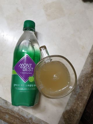 몽베스트 Montbest with Sparkling water Lime20병 — 5점을 준 리뷰어가 2021년 10월 올린 사용 사진