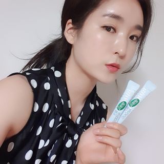 셀렉스스포츠 셀렉스 밀크세라마이드 저분자피쉬콜라겐 28포 X 1박스 — 5점을 준 리뷰어가 2021년 7월 올린 사용 사진
