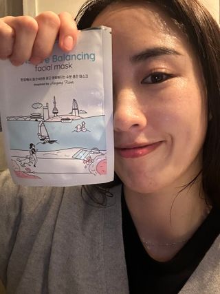 세뚜아(Cettua) [세뚜아] 모이스처 밸런싱 페이셜 마스크 Cettua Moisture Balancing Facial Mask 5매 — 4점을 준 리뷰어가 2024년 4월 올린 사용 사진