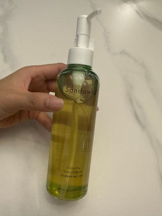 스킨큐어 산다화 순한 클렌징 동백 오일 200ml — 5점을 준 리뷰어가 2023년 5월 올린 사용 사진