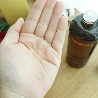 스킨큐어 산다화 비타민c 화이트닝 토너 150ml — 5점을 준 리뷰어가 2022년 2월 올린 사용 사진