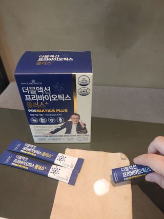 메이준뉴트리 더블액션 프리바이오틱스 플러스+ — 5점을 준 리뷰어가 2021년 7월 올린 사용 사진