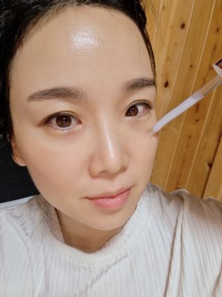 나우 [리브엠] 123억개 엑소좀으로 채운 눈부신 광채, 엑소코어 화이트닝 텐션 앰플 — 5점을 준 리뷰어가 2023년 9월 올린 사용 사진