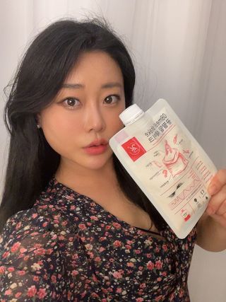 클린24시간 1BOX(5포) + 전용보틀(500ml) — 5점을 준 리뷰어가 2023년 7월 올린 사용 사진