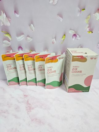 [경남제약헬스케어] 케어플러스 리셋 다이어트 청포도맛 100ml X 5포 (5일분) — 5점을 준 리뷰어가 2023년 3월 올린 사용 사진