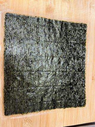 해풀잎 누구나 김밥*1ea [(혼합야채 35g *1ea,  김밥김 (5g, 5ea),  양념간장 (6g, 5ea), 참기름(5g, 2ea)] — 5점을 준 리뷰어가 2022년 7월 올린 사용 사진