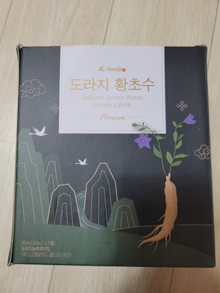 K-doraji K도라지 황초수 목에좋은 도라지 음료 80ml*7봉 — 5점을 준 리뷰어가 2022년 7월 올린 사용 사진