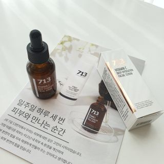 [세븐원쓰리 713] 피부톤을 속부터 밝게 피누스 비타민C 딥 하이드레이션 세럼 — 5점을 준 리뷰어가 2021년 10월 올린 사용 사진