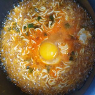 [풀무원] 자연은맛있다 정면, 백면, 홍면  세트 — 5점을 준 리뷰어가 2021년 4월 올린 사용 사진