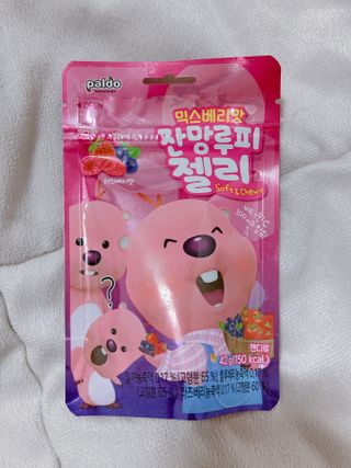 [팔도] 잔망루피젤리 믹스베리맛 42g 8개 — 5점을 준 리뷰어가 2022년 1월 올린 사용 사진