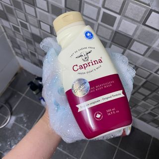 (구패키지)카프리나 프레쉬 산양밀크 어메이징 바디워시 500ml(오리지널향) — 4.5점을 준 리뷰어가 2023년 2월 올린 사용 사진