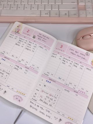 리훈 하밍이와 함께하는 숨은라인찾기 다이어트 플래너 — 5점을 준 리뷰어가 2021년 4월 올린 사용 사진